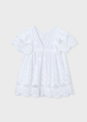 Vestido Bordado Indigo - Minibhu
