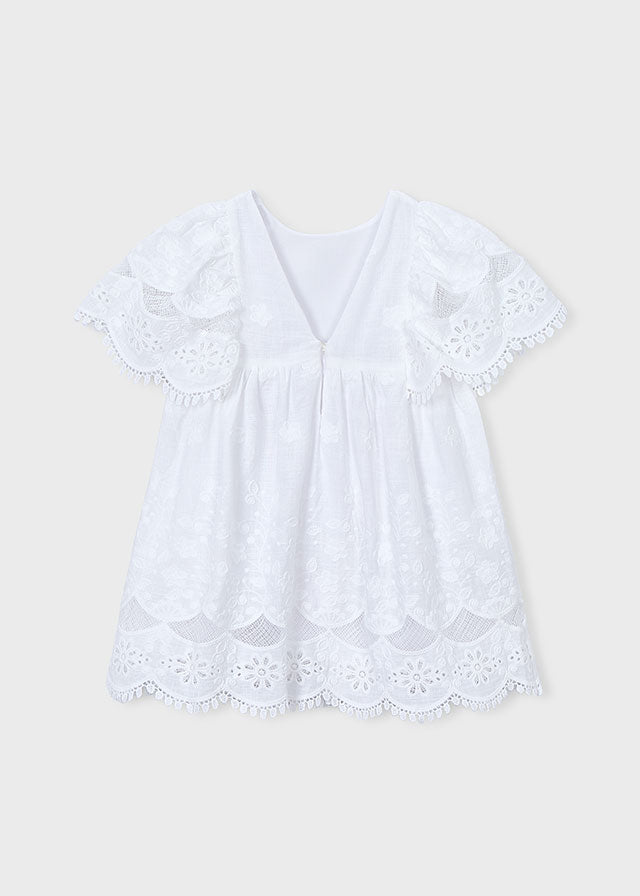 Vestido Bordado Indigo - Minibhu