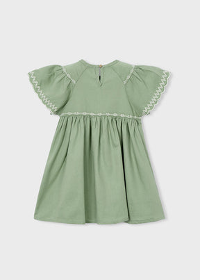 Vestido Bordado Peach Nature - Minibhu