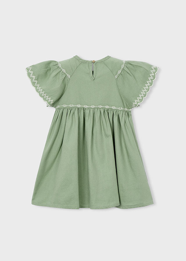 Vestido Bordado Peach Nature - Minibhu