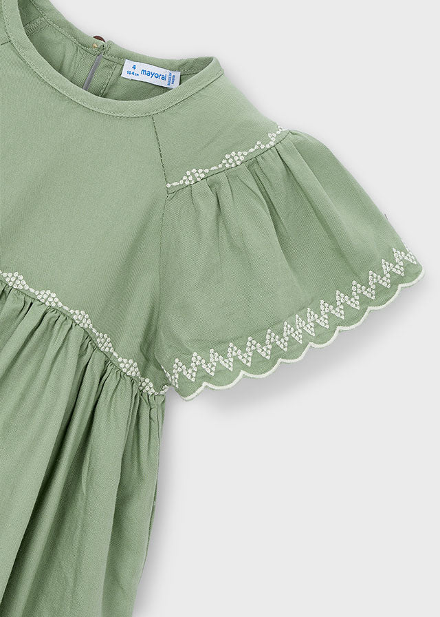 Vestido Bordado Peach Nature