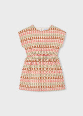 Vestido Punto Fantasía Peach Nature - Minibhu