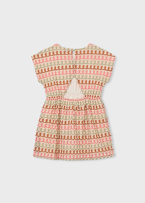 Vestido Punto Fantasía Peach Nature - Minibhu