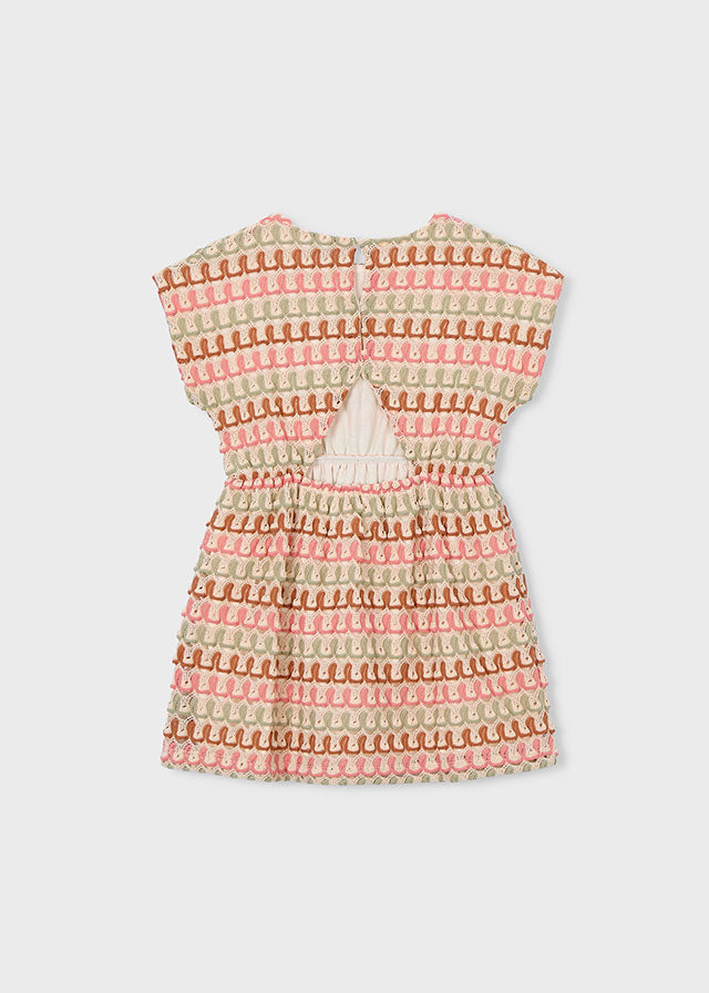 Vestido Punto Fantasía Peach Nature - Minibhu