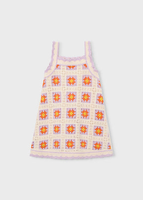 Vestido Crochet Happy Lilac