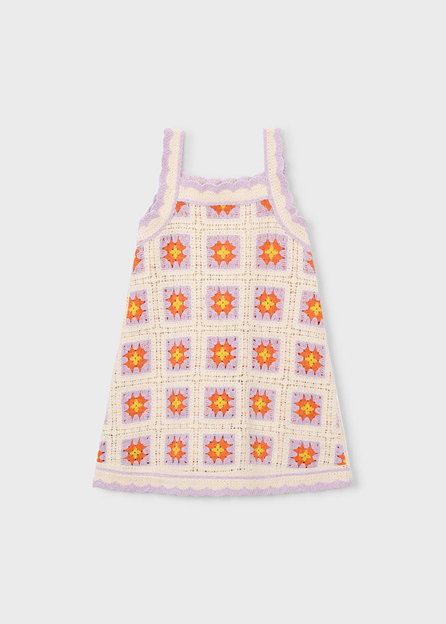 Vestido Crochet Happy Lilac
