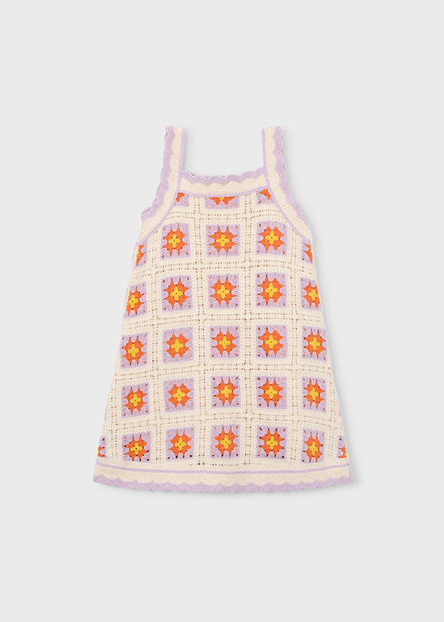 Vestido Crochet Happy Lilac