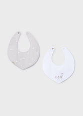 Set 2 Baberos Silver - Minibhu