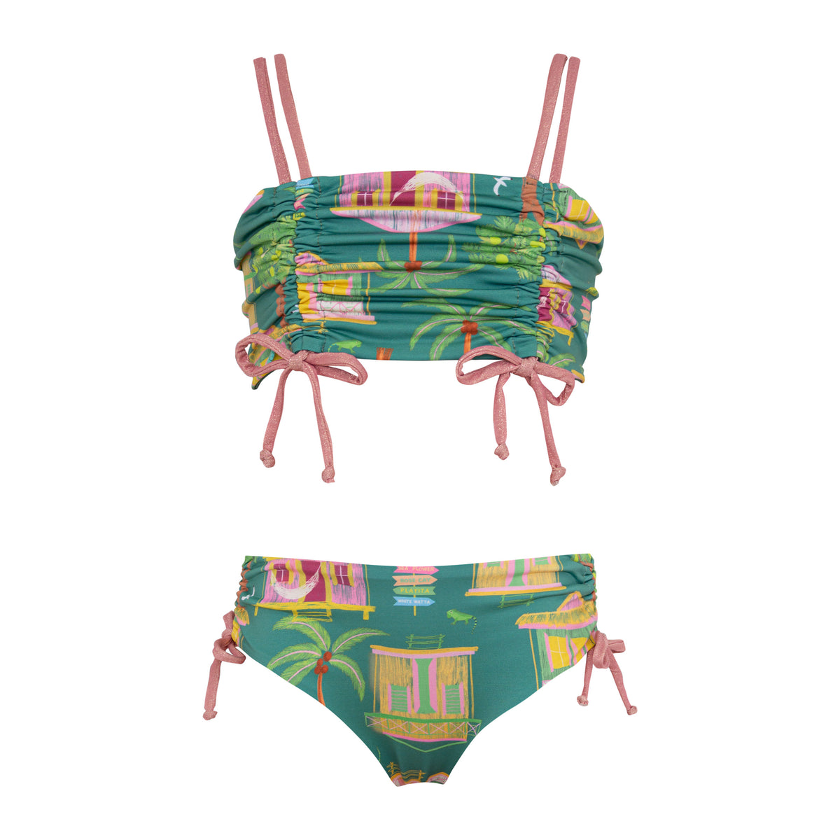 Jess Bikini Casitas Isleñas Verde