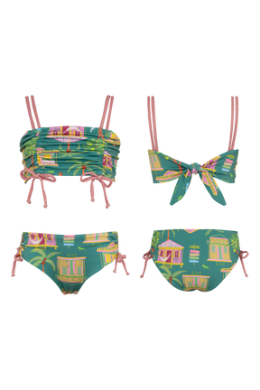 Jess Bikini Casitas Isleñas Verde