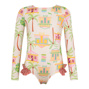 Alana Longsleeve Baby Casitas Isleñas Arena
