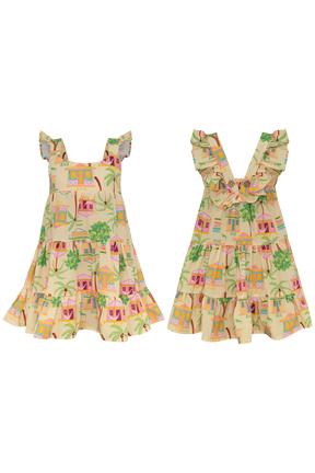 Corissia Dress Casita Isleñas Amarillo