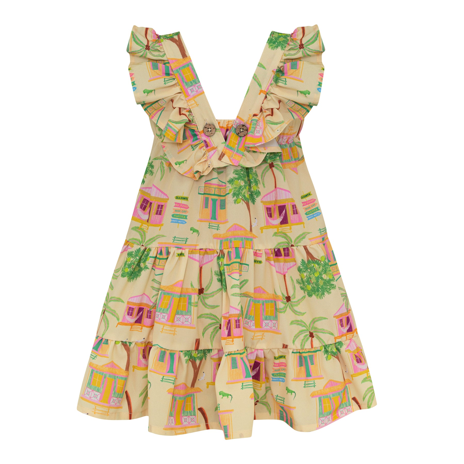 Corissia Dress Casita Isleñas Amarillo