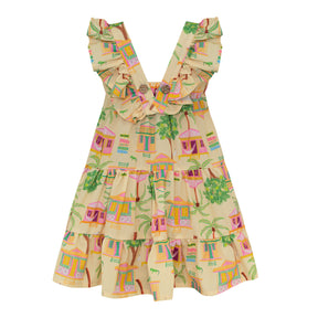 Corissia Dress Casita Isleñas Amarillo