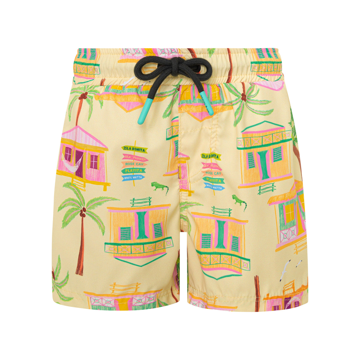 Swimshorts Casitas Isleñas Amarillo