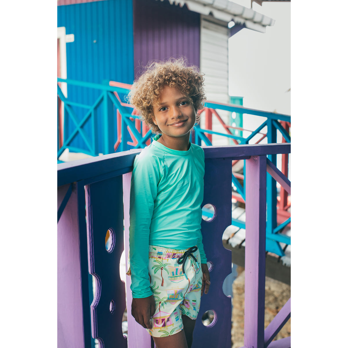 Swimshorts Baby Casitas Isleñas Amarillo