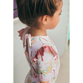 Wings Longsleeve Baby Casitas Isleña Rosado - Minibhu