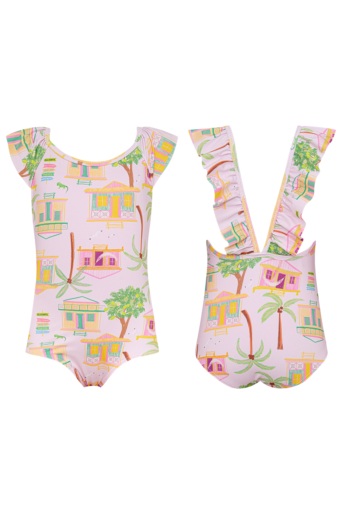 Mile One Piece Casitas Isleña Rosado