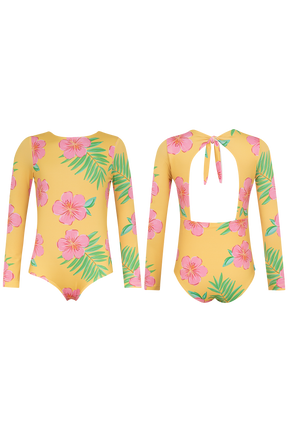 Sun Longsleeve Baby Hibiscus Amarillo