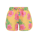 Girl Swimshorts Hibiscus Amarillo