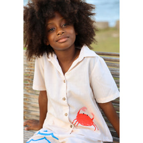 Girl Guayabera Cayo Cangrejo