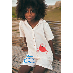 Girl Guayabera Cayo Cangrejo