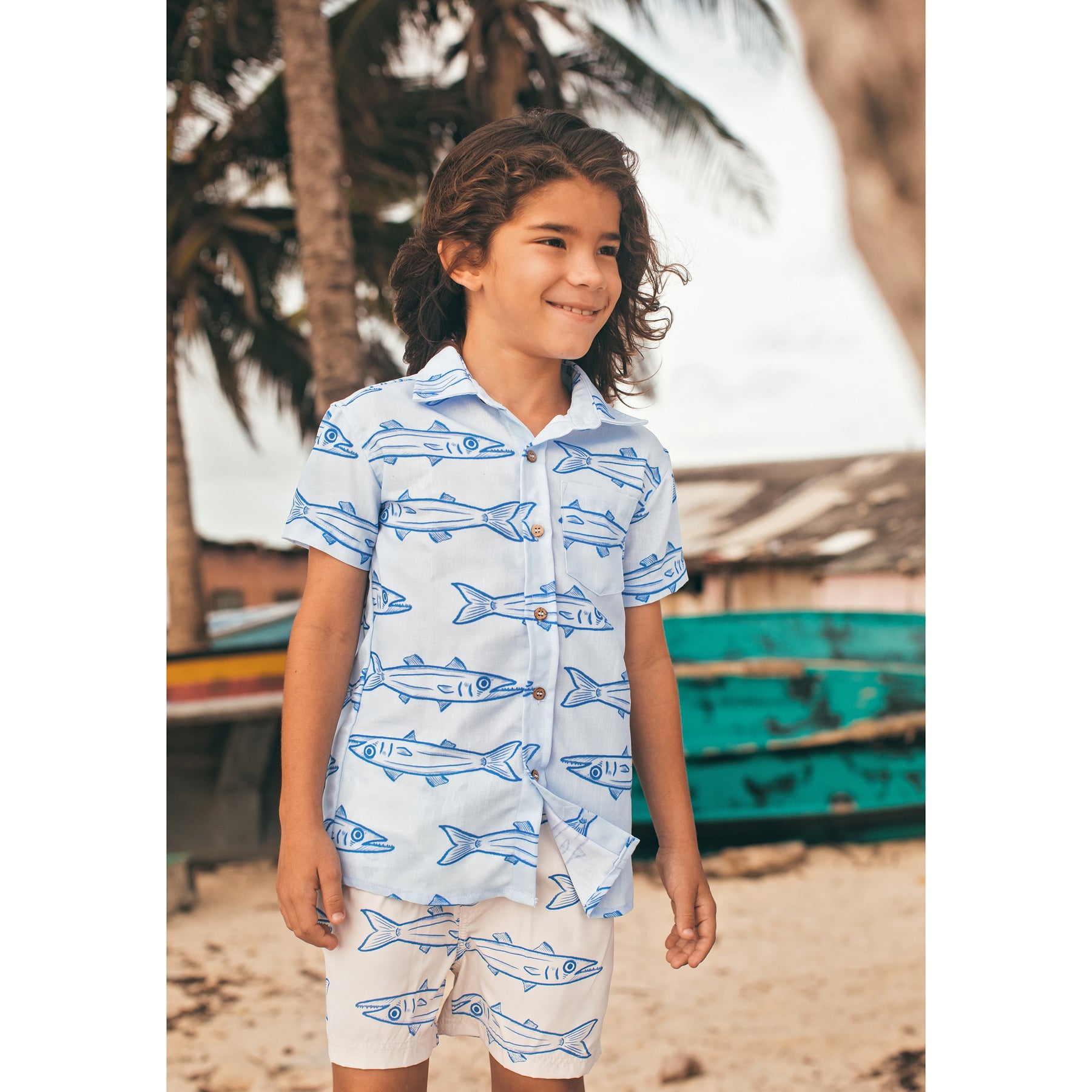 Guayabera Barracuda Agua