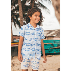 Guayabera Barracuda Agua