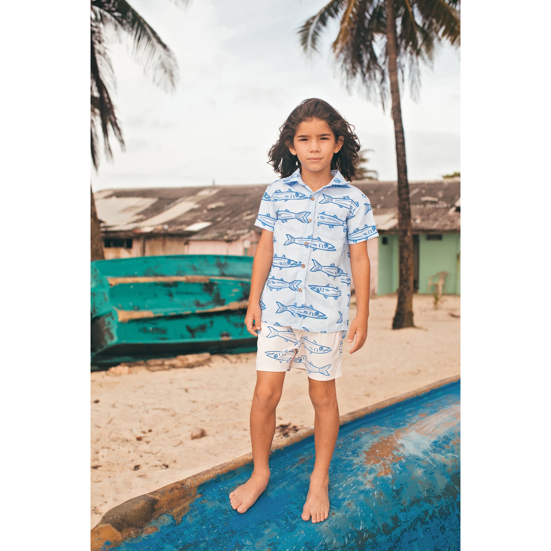 Guayabera Barracuda Agua