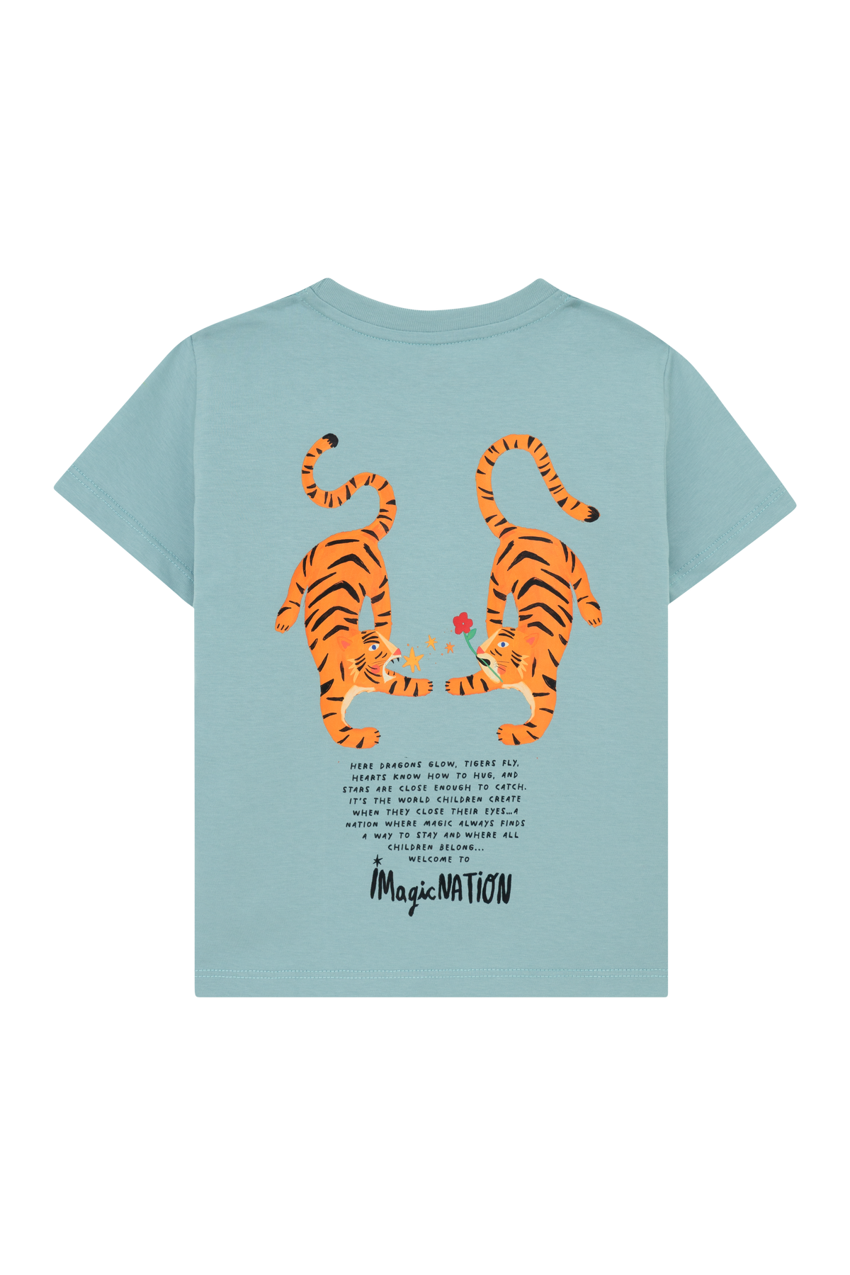 Camiseta Tigre Mágico Azul