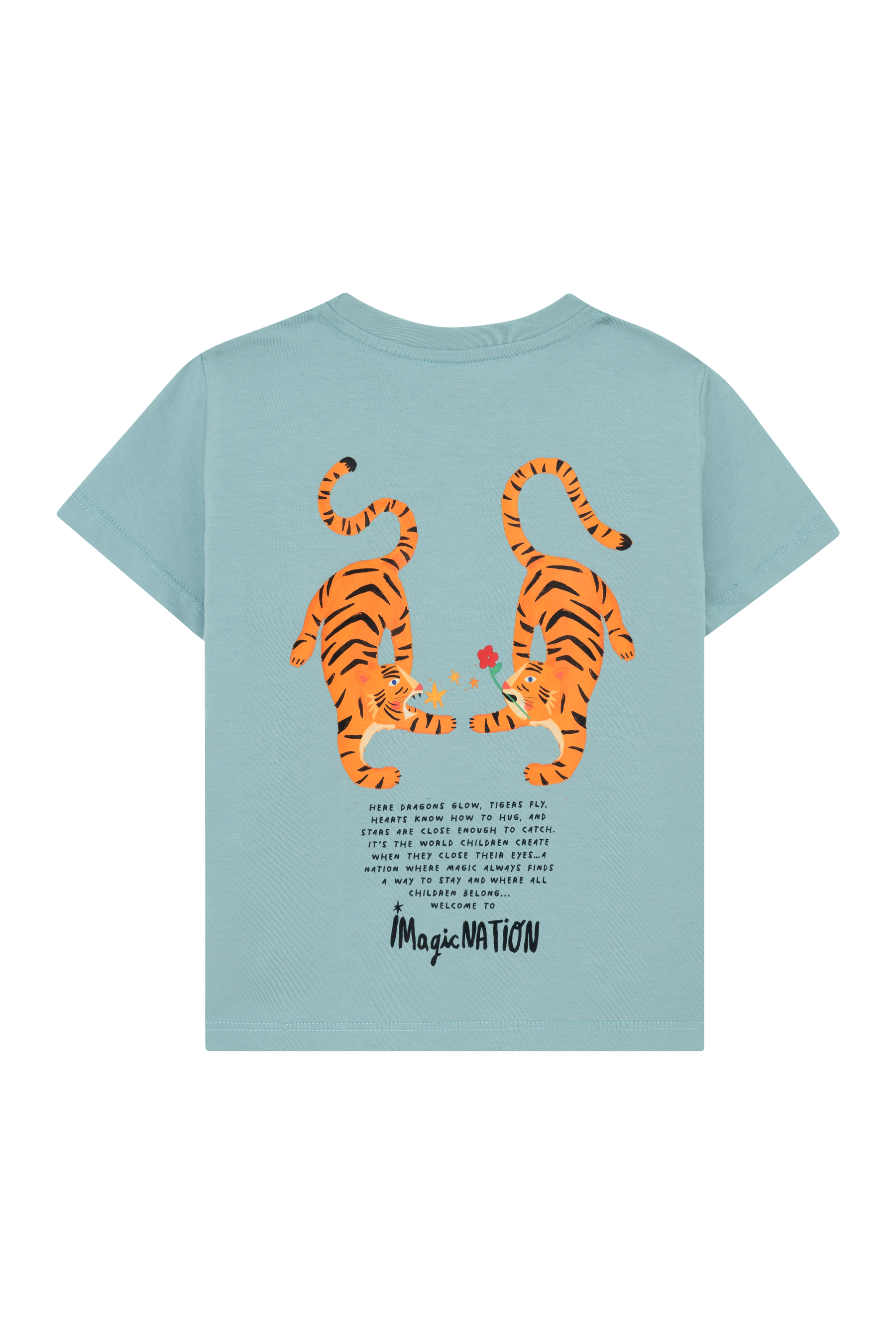 Camiseta Tigre Mágico Azul