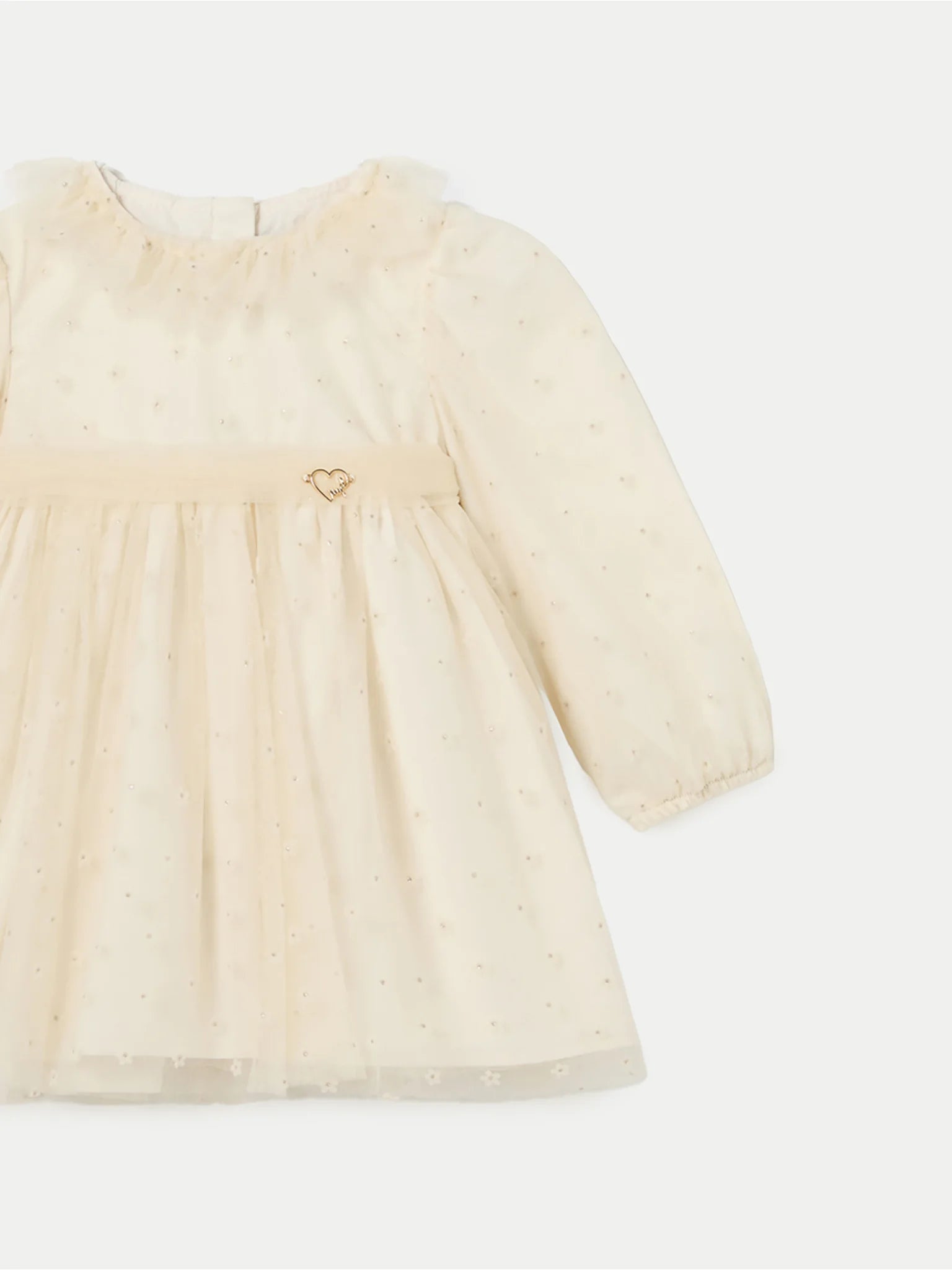 Vestido Tul Crudo Ceremonia - Minibhu