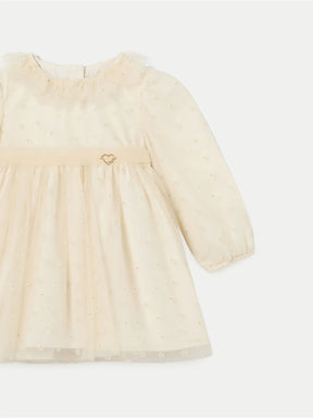 Vestido Tul Crudo Ceremonia - Minibhu