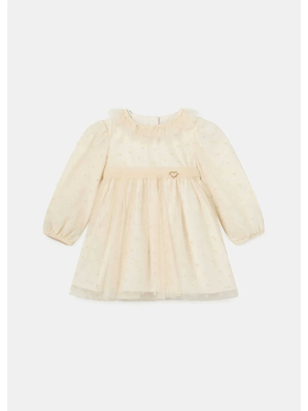 Vestido Tul Crudo Ceremonia - Minibhu