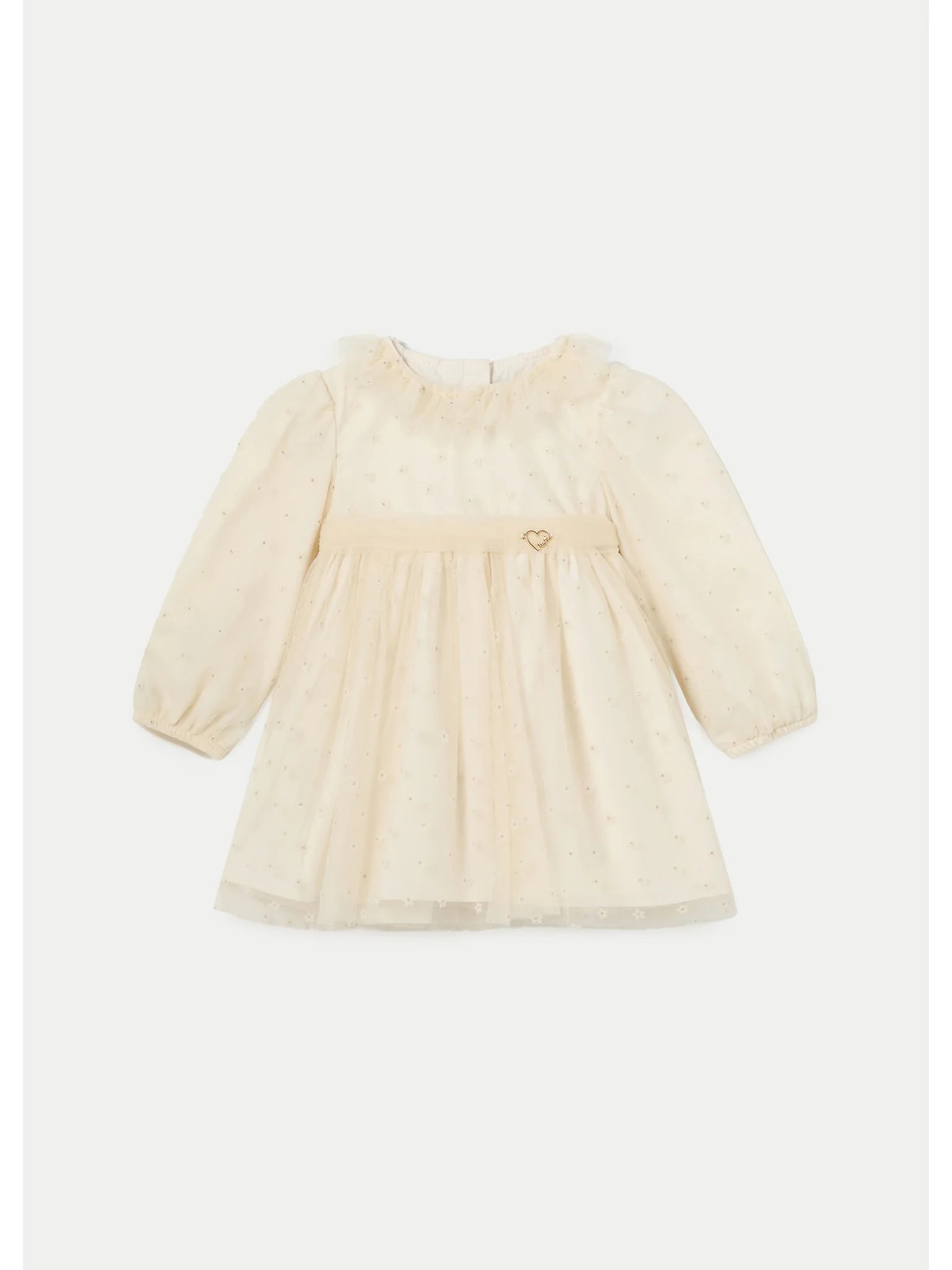 Vestido Tul Crudo Ceremonia - Minibhu