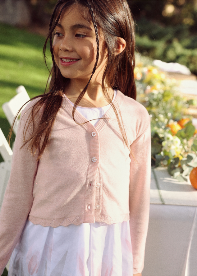 Saco Tejido Rosa Party