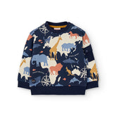 Saco Felpa Estampada Bear Adventure