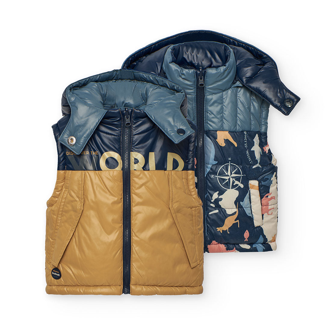 Chaleco Reversible Bear Adventure