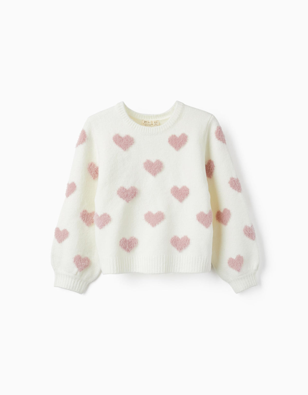 Saco Tejido Corazones Ice