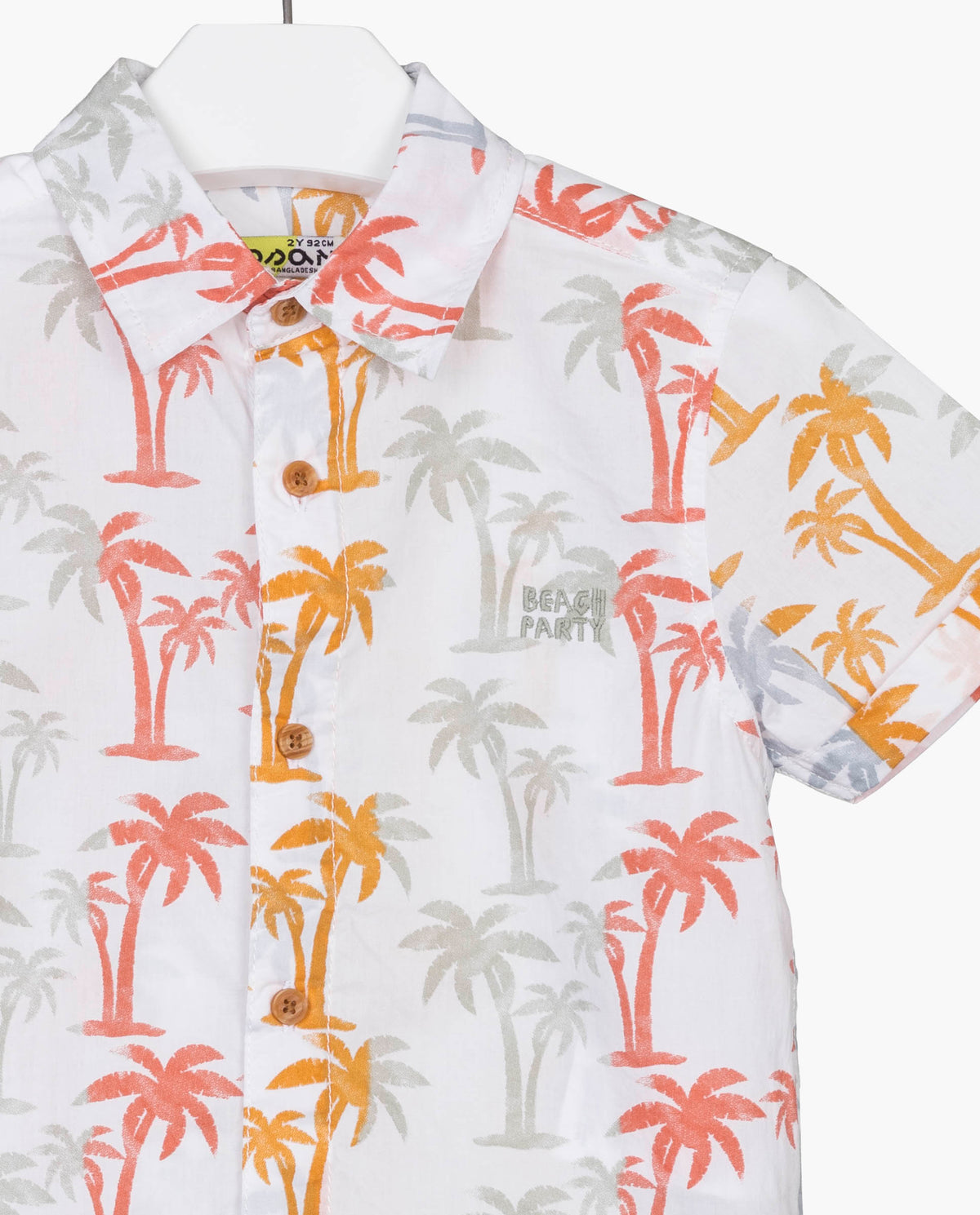 Camisa Estampada Palms On The Beach