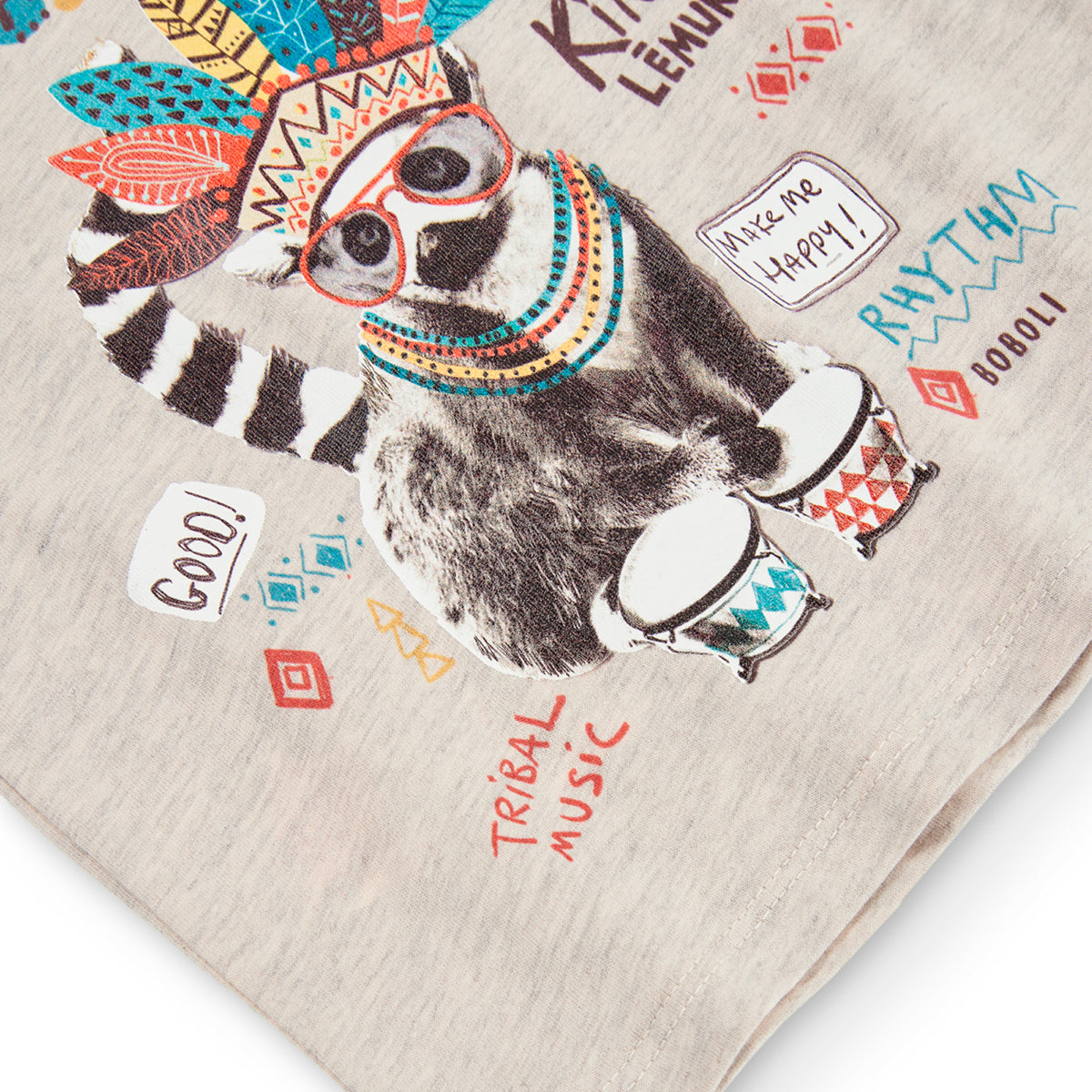 Camiseta Manga Corta World Adventure Feathers Niño