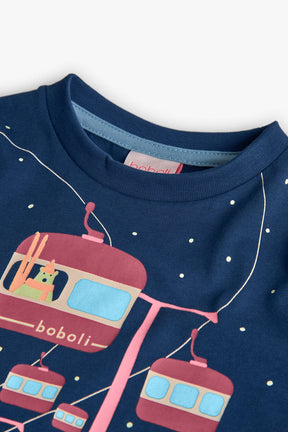 Camiseta Azzurro Bear Adventure - Minibhu