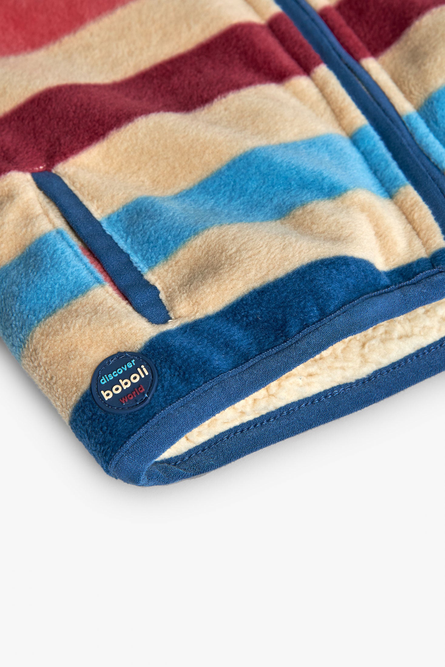 Chaqueta Polar Listada Bear Adventure - Minibhu