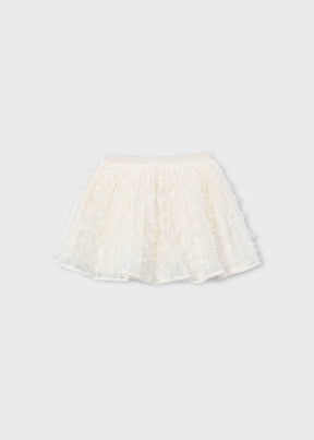 Falda Tul Fantasía Crudo Daisy Lagoon