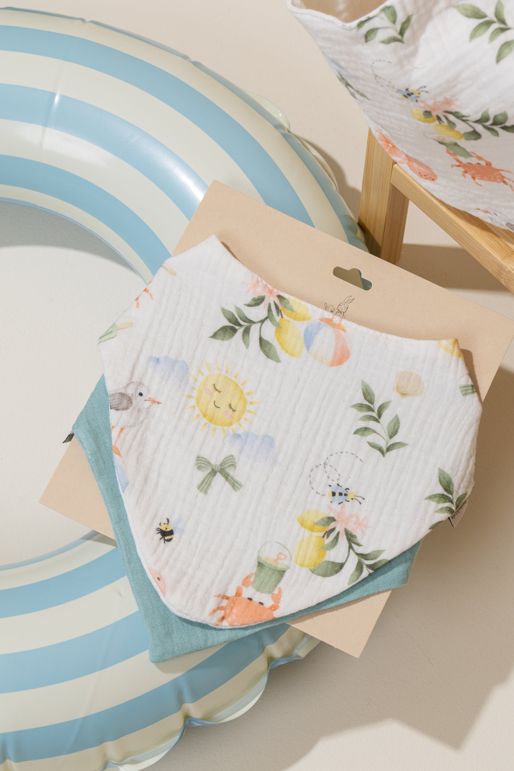 Baberos Muselina Estampados x2
