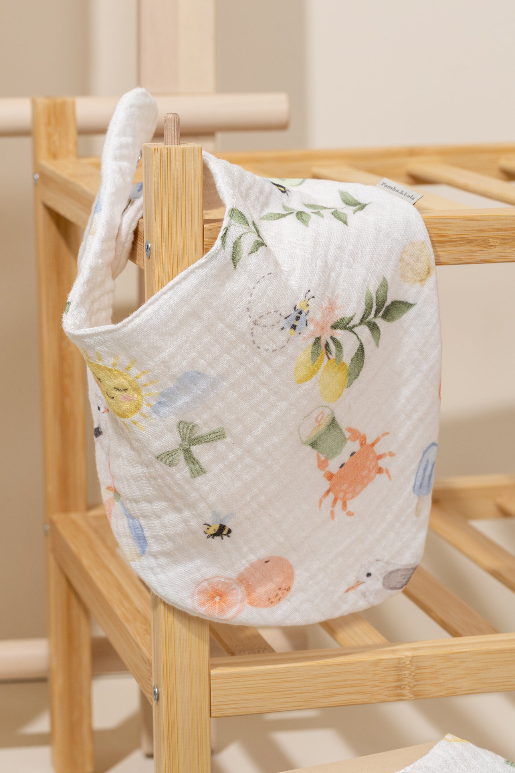 Baberos Muselina Estampados x2