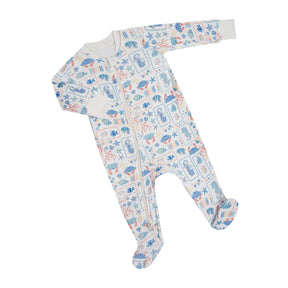 Pijama Enteriza Patch Marino