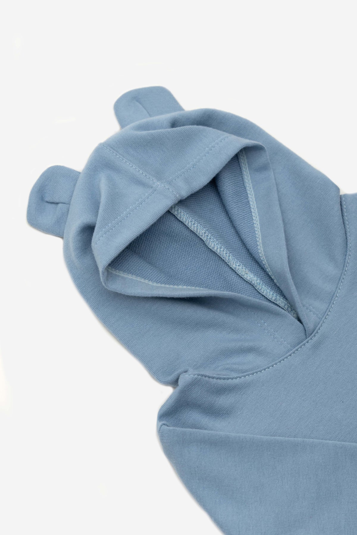 Hoodie Unicolor Azul