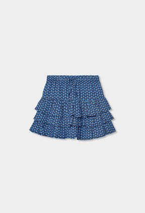 Falda Tejido Estampado Indigo