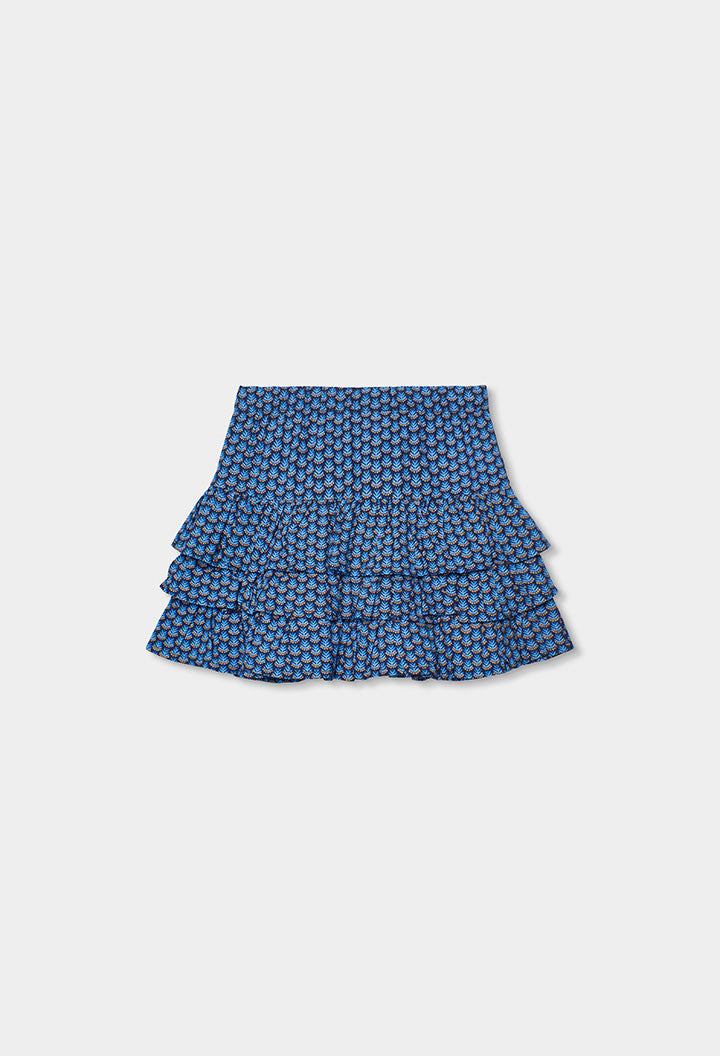 Falda Tejido Estampado Indigo